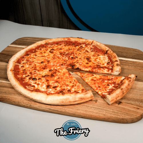 Margherita Pizzas Served at The Friery Fish & Chips Takeaway in Edinburgh!