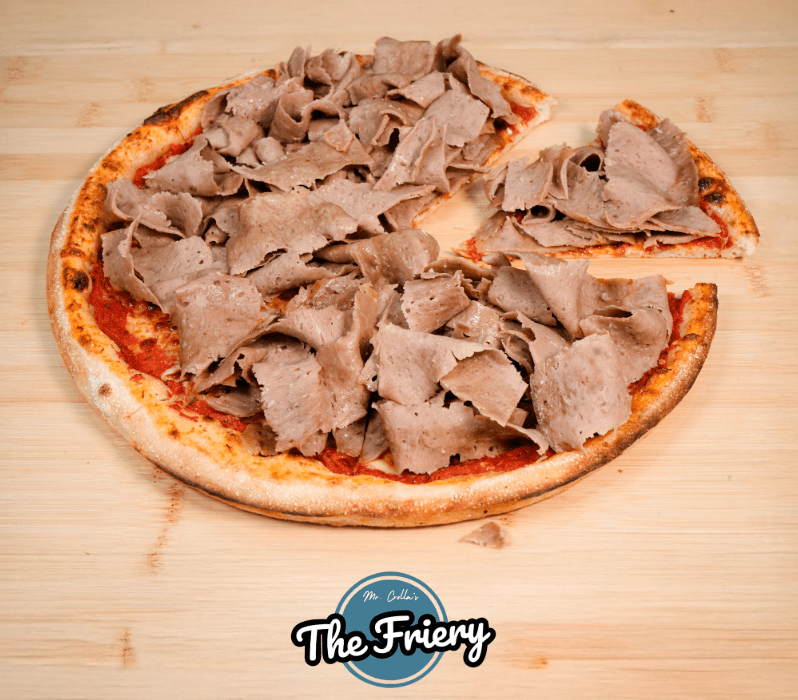 Fresh Doner Pizzas Served at The Friery Fish & Chips Takeaway in Edinburgh!